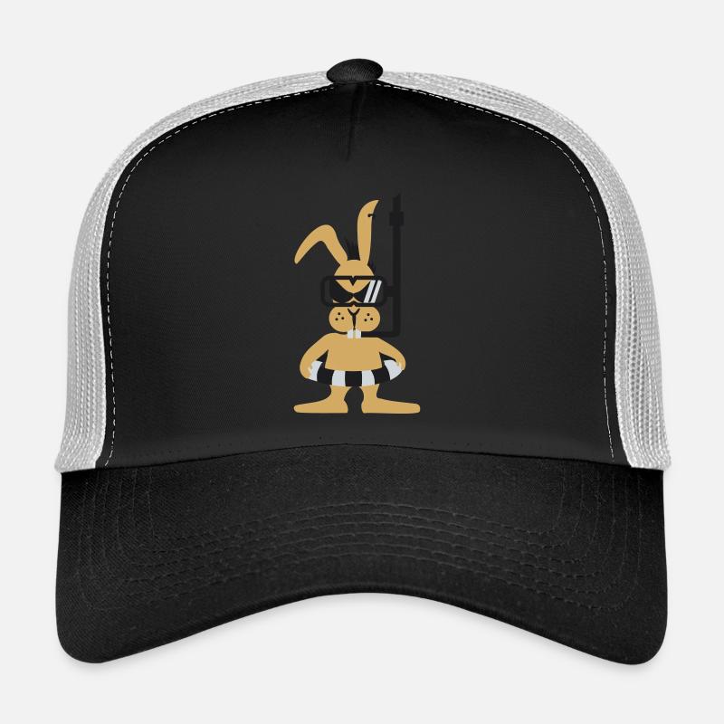Diver bunny (3c) Casquette trucker 