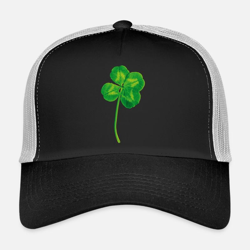 Echter Glücksklee - Trucker Cap - Schwarz/Steingrau