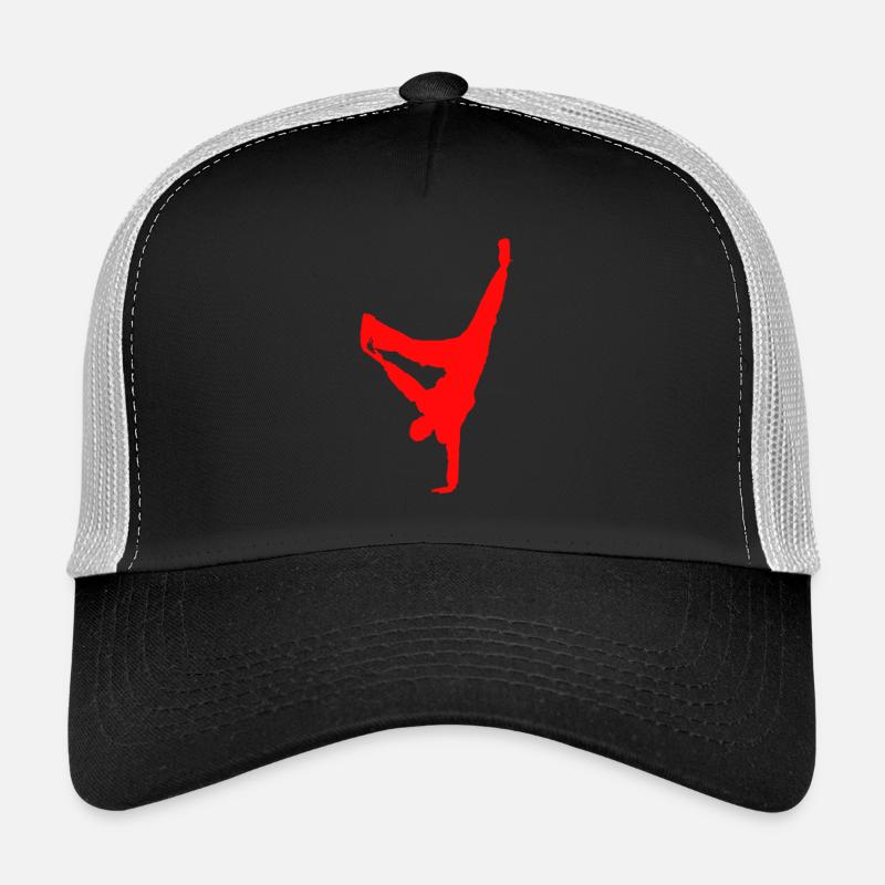 break dancing Trucker Cap