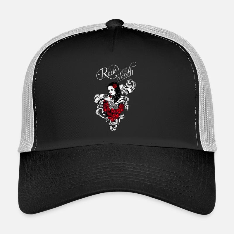 Rock till death Version 2 Trucker Cap