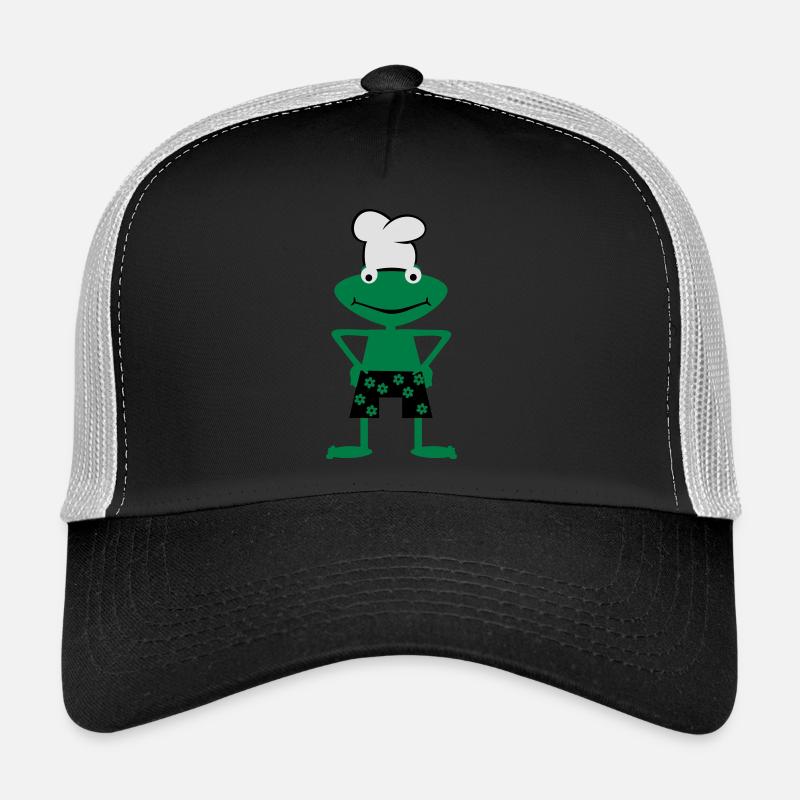 Cooking frog - Trucker Cap - Schwarz/Steingrau