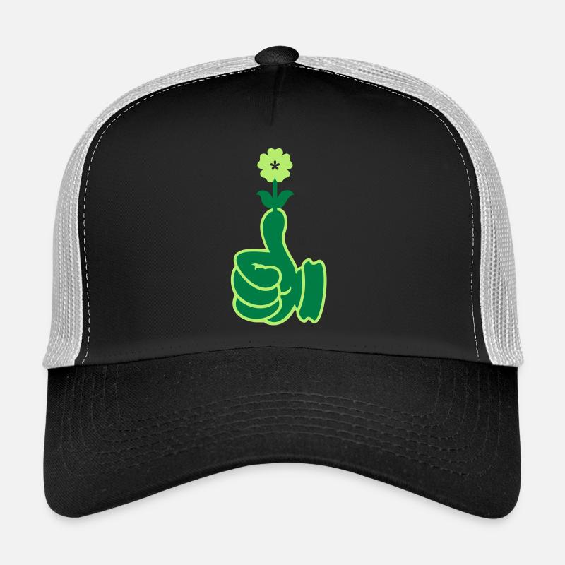 pouce vert / Green Thumb (2c) Casquette trucker 