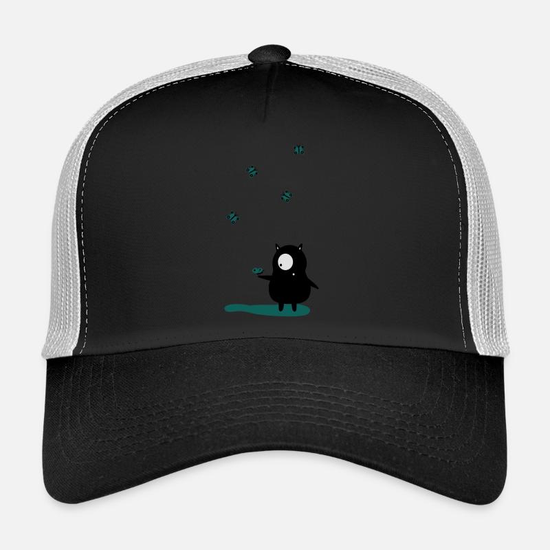 Papillons et monstres Casquette trucker 