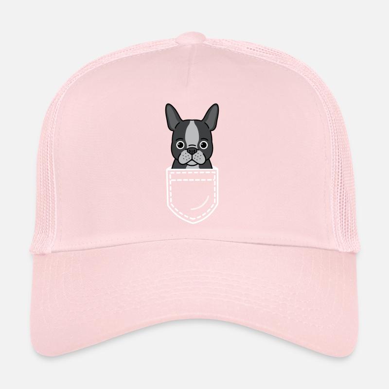 Chien Boston Terrier Casquette trucker 