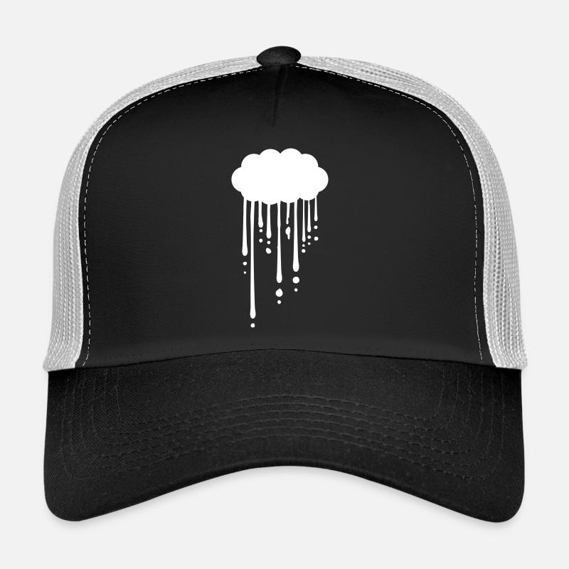 Gouttes de pluie de graffitis Casquette trucker 