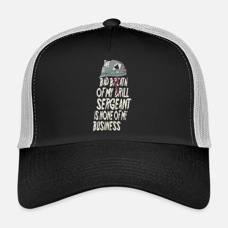 Drill Sergeant Bad Breath Trucker Cap