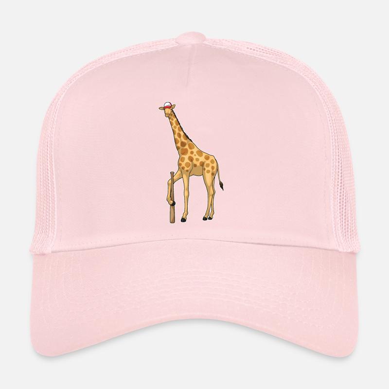 Batte de baseball girafe Casquette trucker 