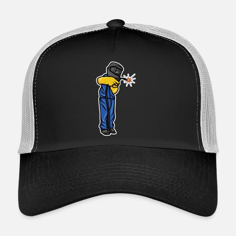 Lustiger Schweißer Junge Trucker Cap