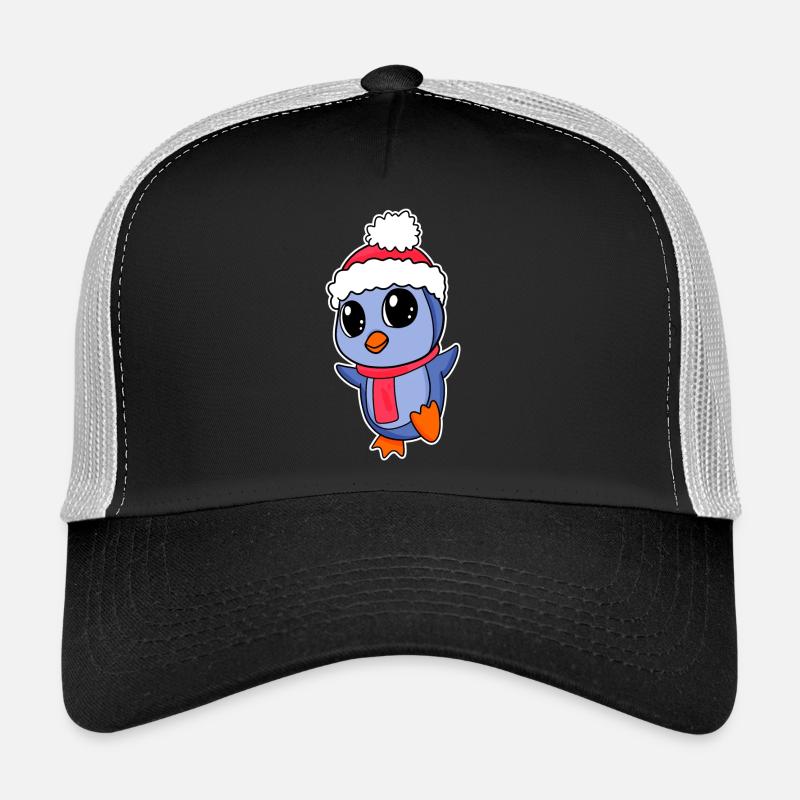 Penguin Christmas - Trucker Cap - black/stone grey