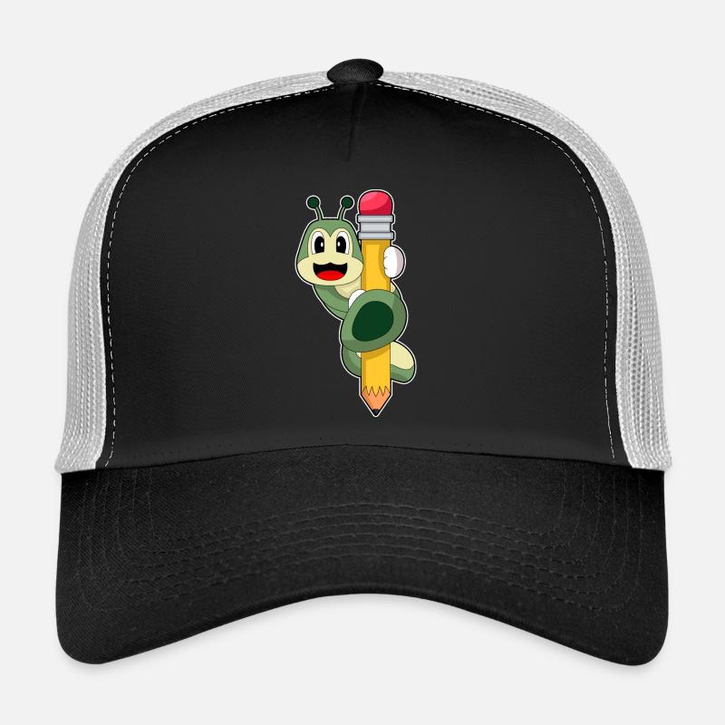 École de crayons Caterpillar Pupil Casquette trucker 