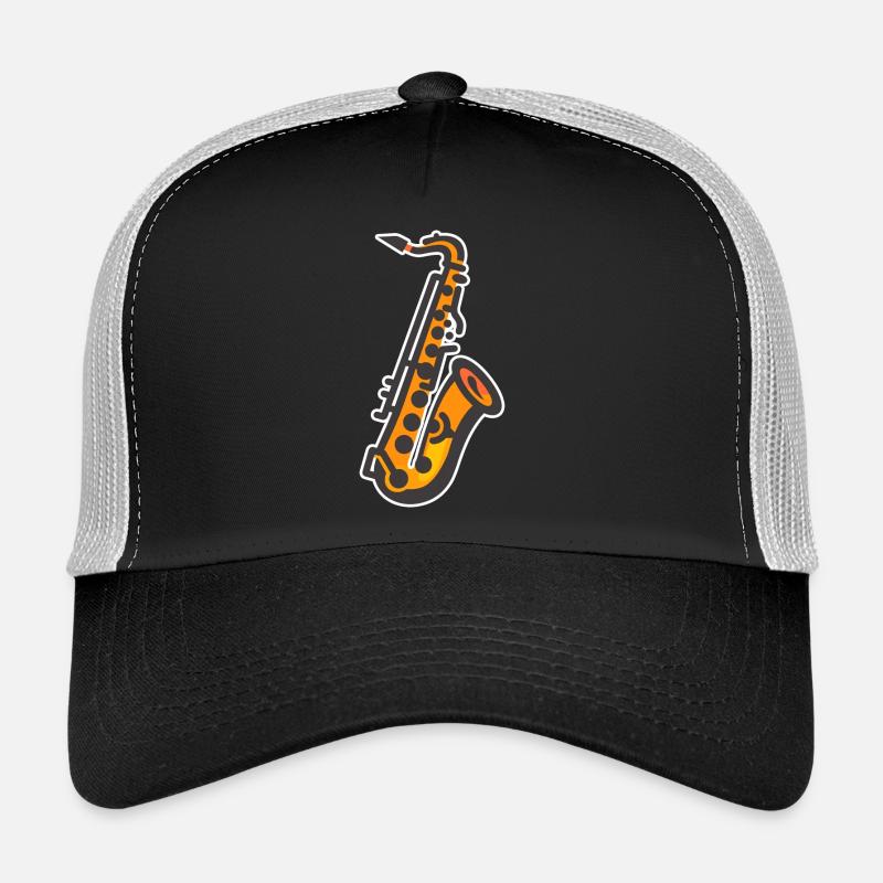 Saxophone Graphics Trucker Cap