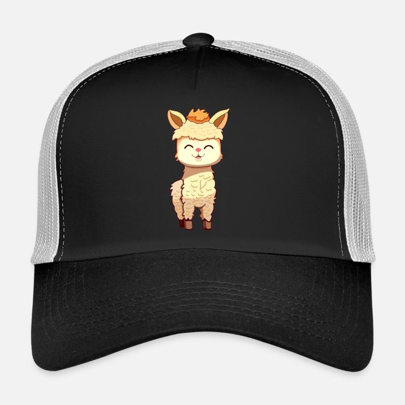 Alpaka - Trucker Cap - Schwarz/Steingrau
