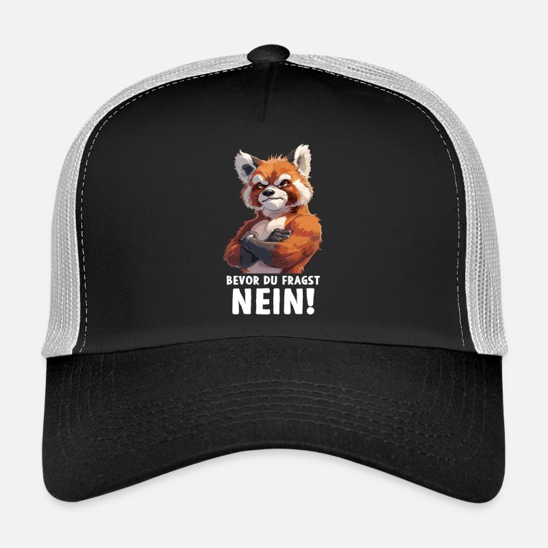 Red Panda Cat Bear Red Panda Before You Ask Trucker Cap