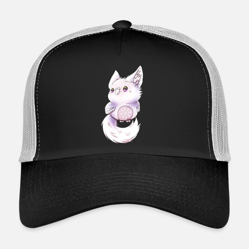 Lupifowl Winter Edition - Trucker Cap - Schwarz/Steingrau