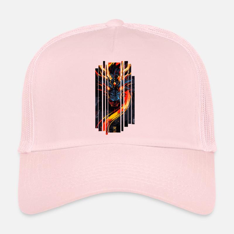 Dragon fantasy rouge Casquette trucker 