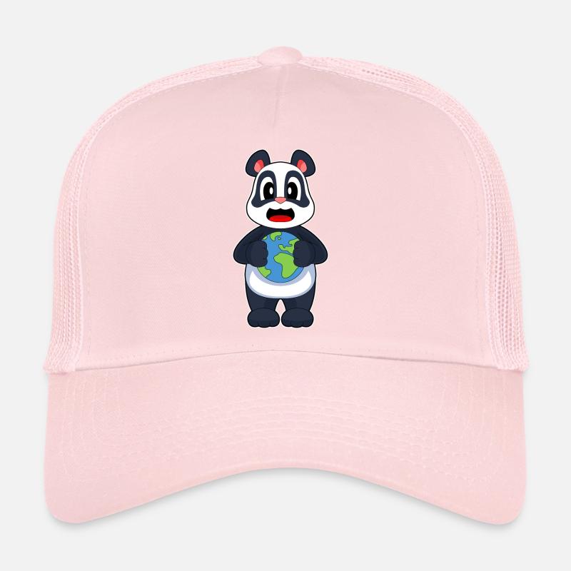 Panda Erdkugel Trucker Cap