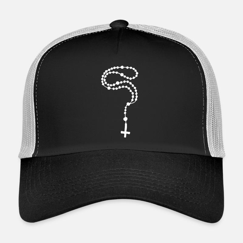 Rosenkranz - Trucker Cap - Schwarz/Steingrau
