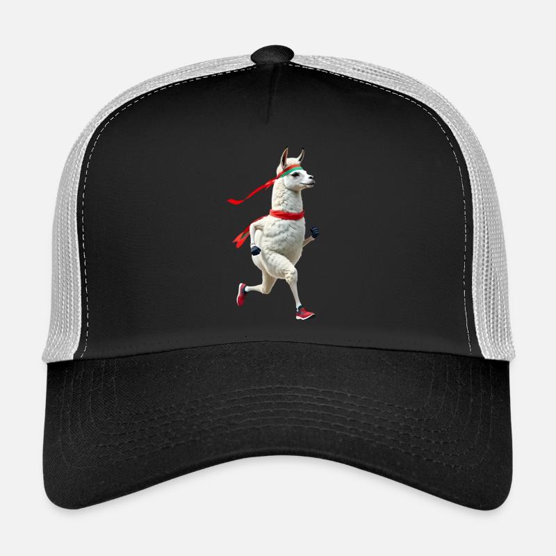 Lama avec bandeau jogging Casquette trucker 