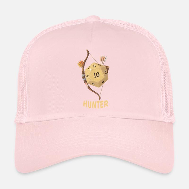 D20 with Bow & Arrow – Hunter Fantasy Dice Trucker Cap