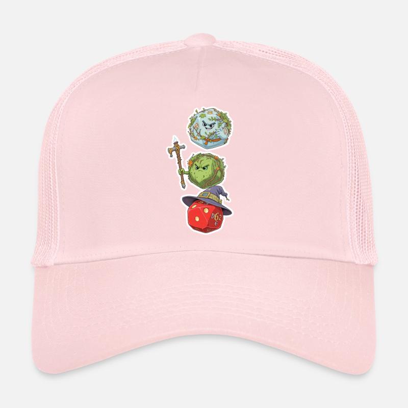 Cube Mage, Wizard & Druid – Fantasy Dice Trucker Cap