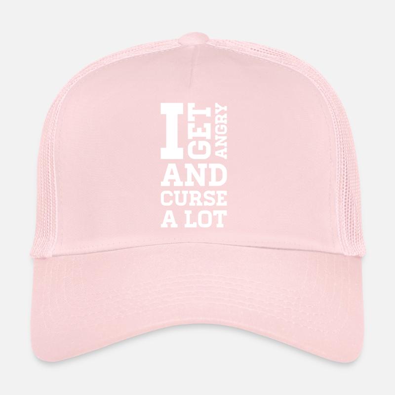 Angry – Statement about anger, protest & emotions Trucker Cap