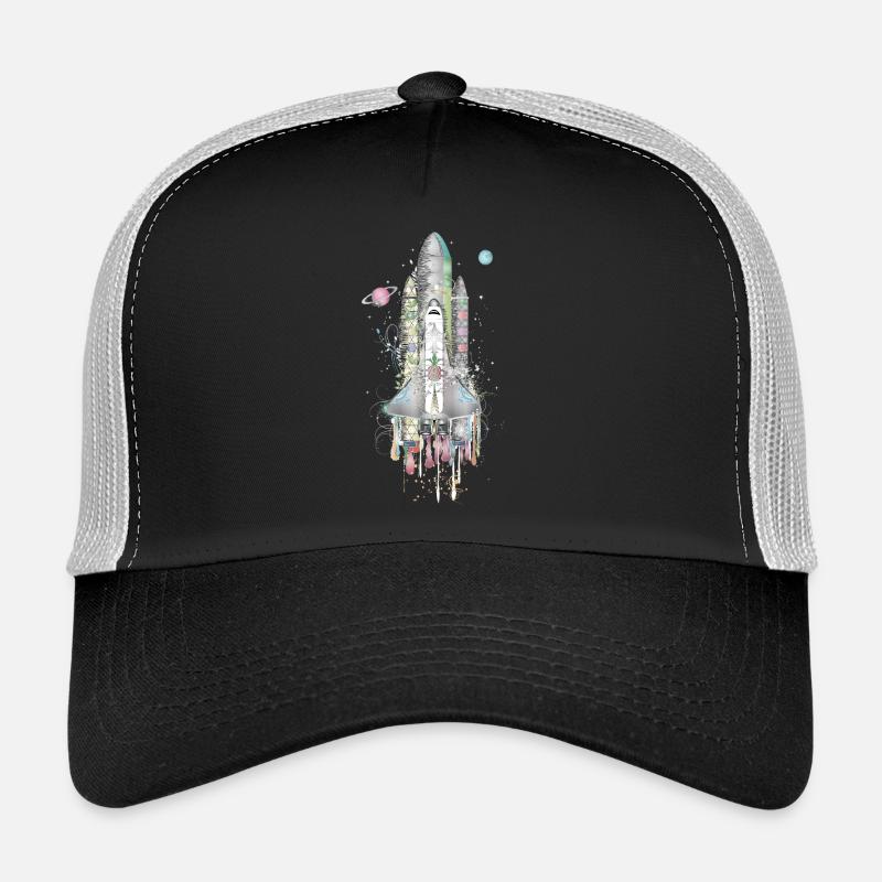 Navette spatiale imaginative - Design artistique Casquette trucker 