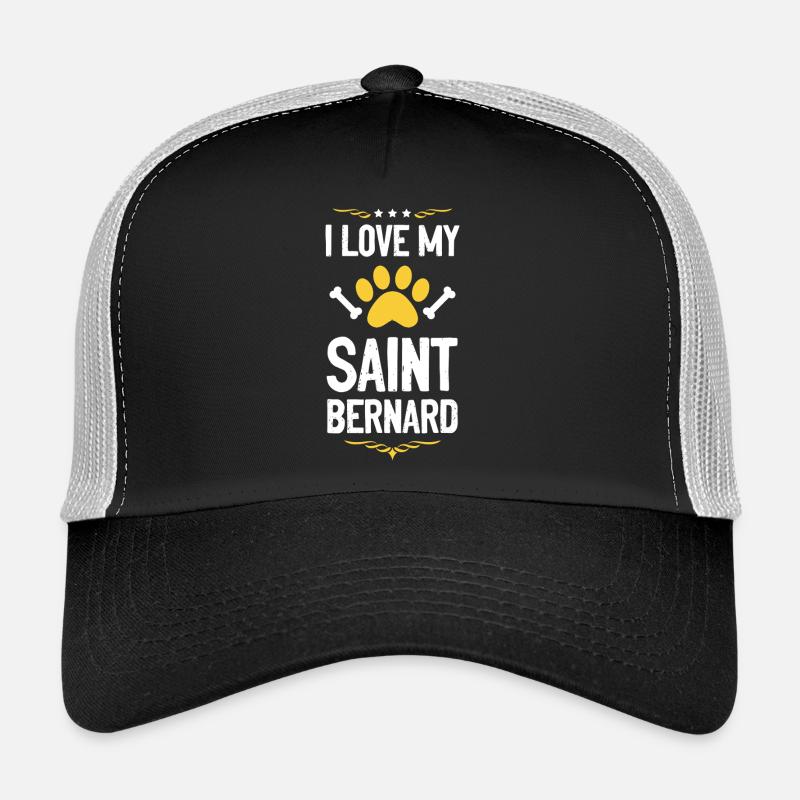 Ich liebe meinen Saint Bernard Trucker Cap