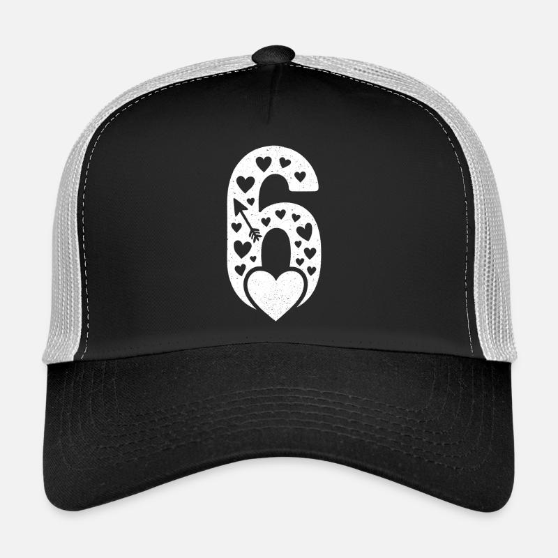 Fun 67 Number 6-7 6 7 Matching Valentine's Card Sec Trucker Cap