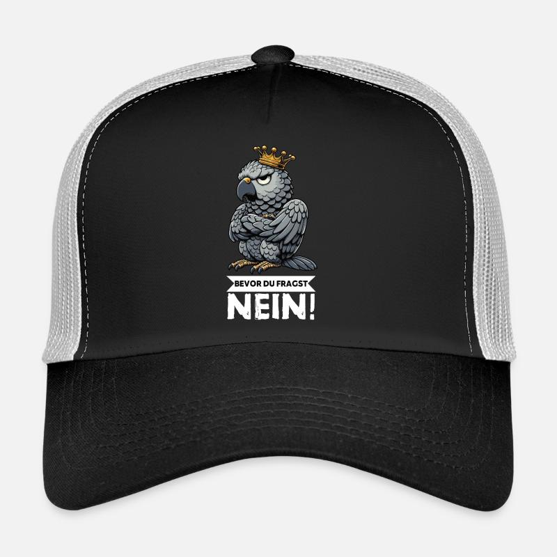 Avant que vous ne demandiez : pas de perroquet gris d’Afrique, perroquet, perroquet, perroquet, perroquet Casquette trucker 