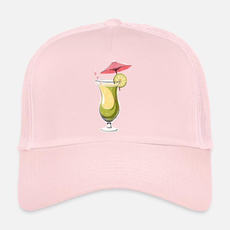 Cocktail tropical au citron vert Casquette trucker 