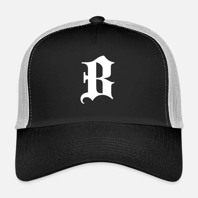 Gotische Monogramm B Trucker Cap