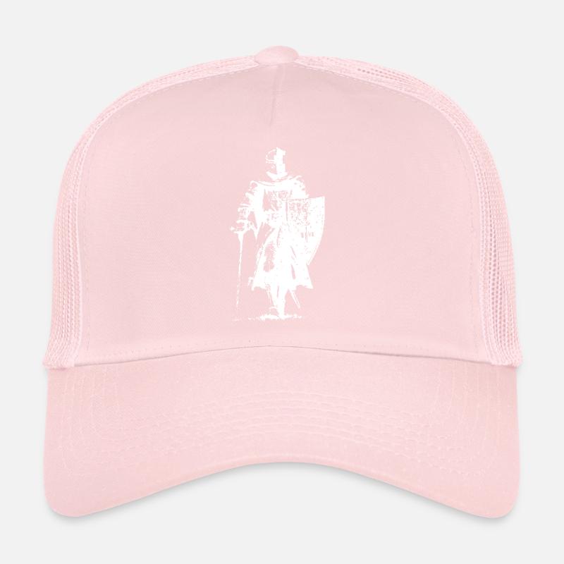 Silhouette du Chevalier en Armure Casquette trucker 