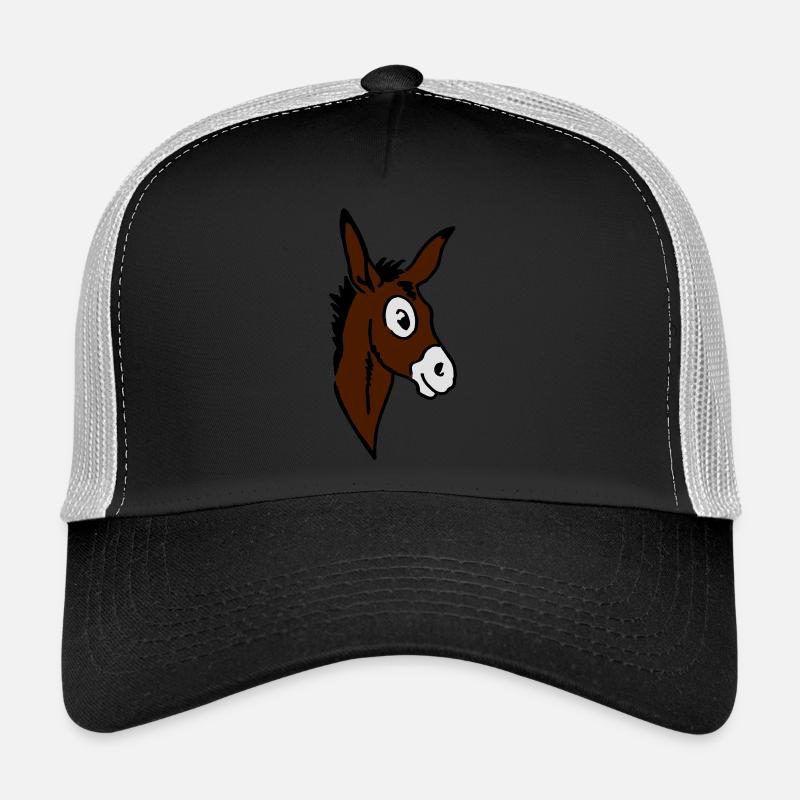 Esel - Trucker Cap - Schwarz/Steingrau