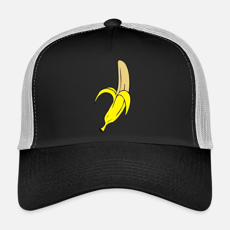 banana - Trucker Cap - Schwarz/Steingrau