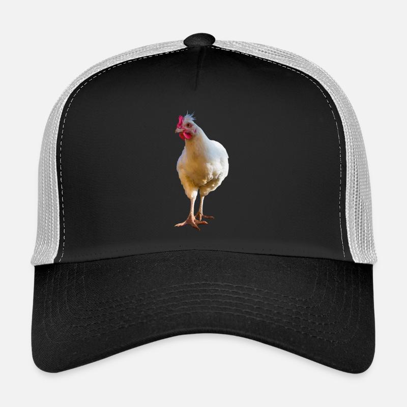 Huhn - Trucker Cap - Schwarz/Steingrau