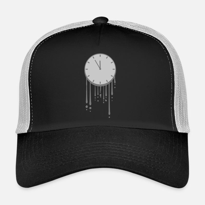 Drops melting clock Trucker Cap