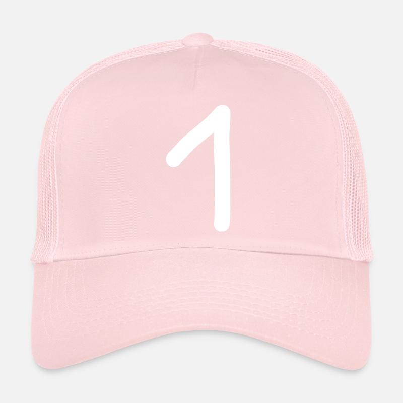 1 numéro un anniversaire blanc Casquette trucker 