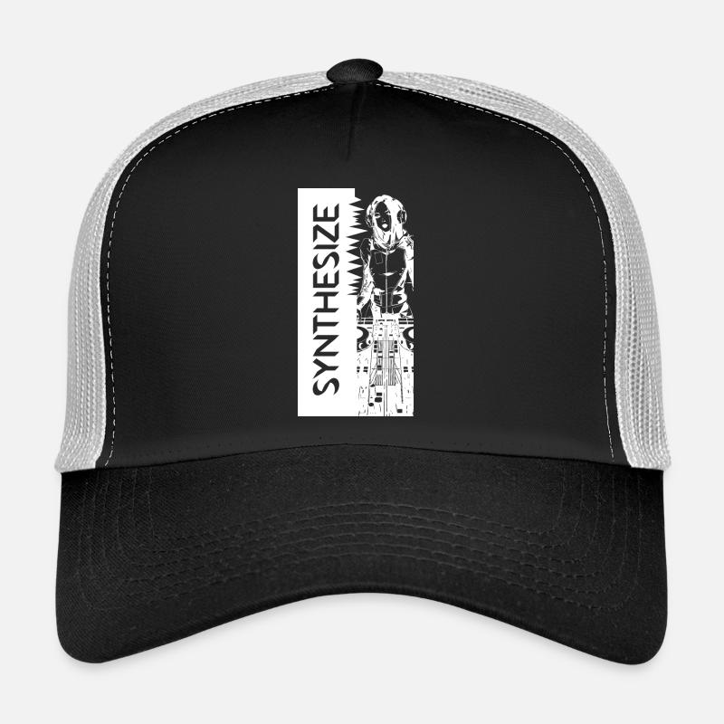 Synth White Trucker Cap