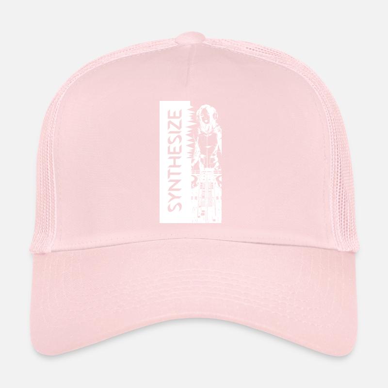 Synth White Trucker Cap