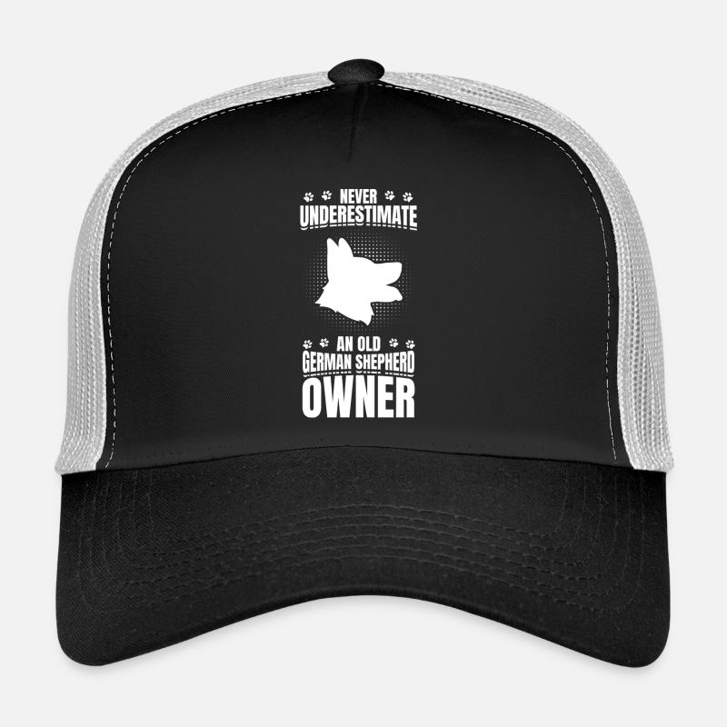 Alter Schäferhund Besitzer Trucker Cap