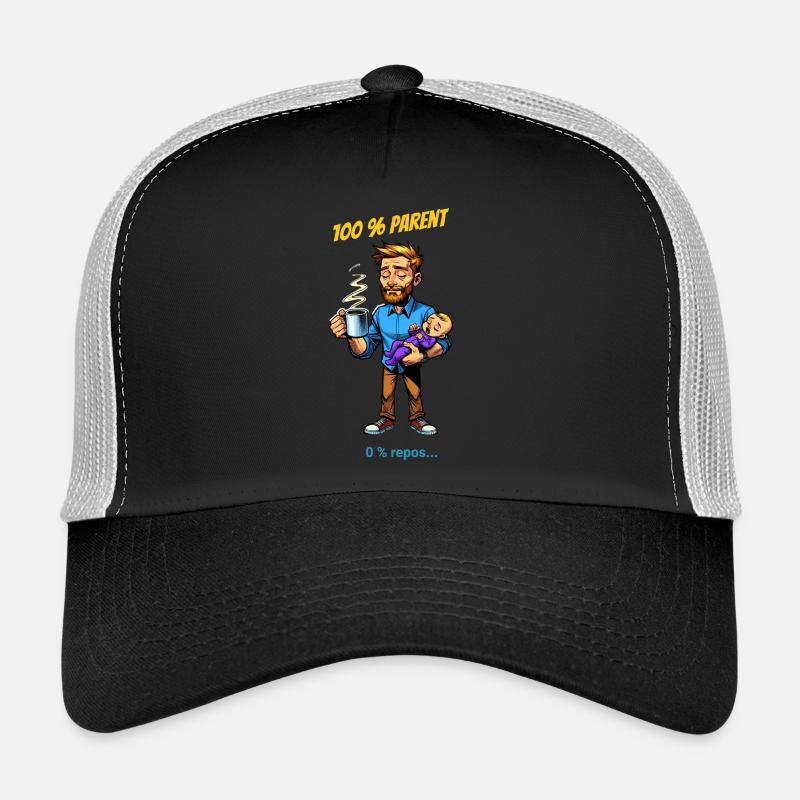 100 % parent 0 %repos Casquette trucker 
