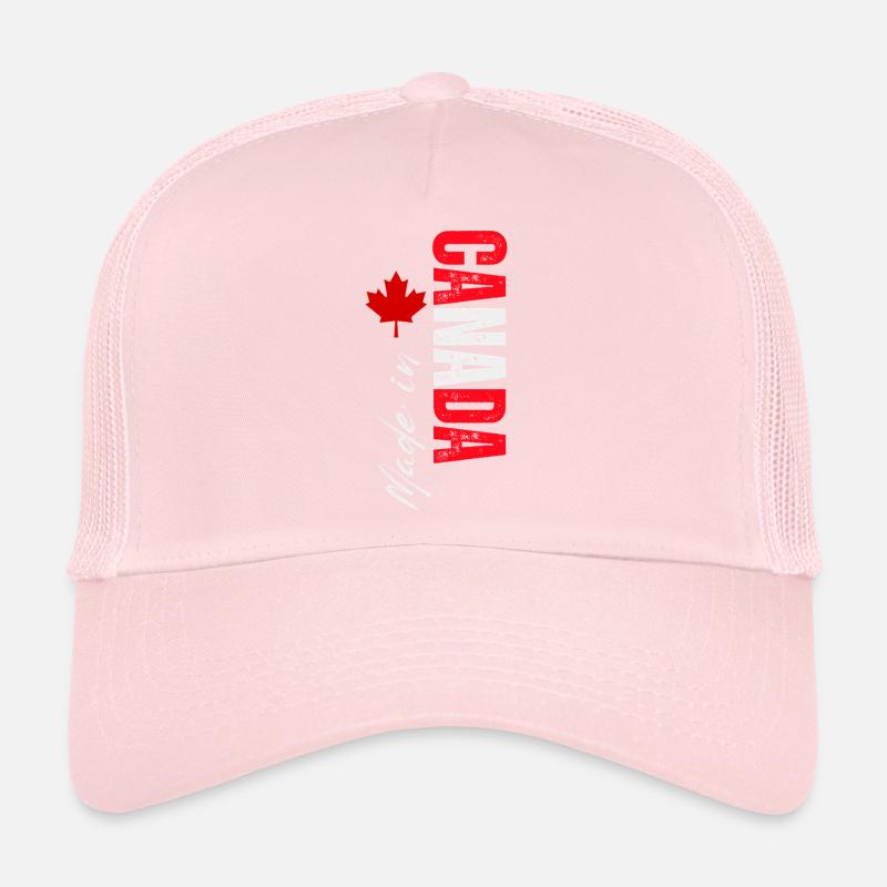Made in Canada, vertical design Trucker Cap