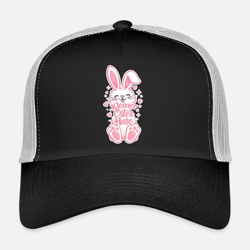 Little Easter Bunny in Pink Trucker Cap