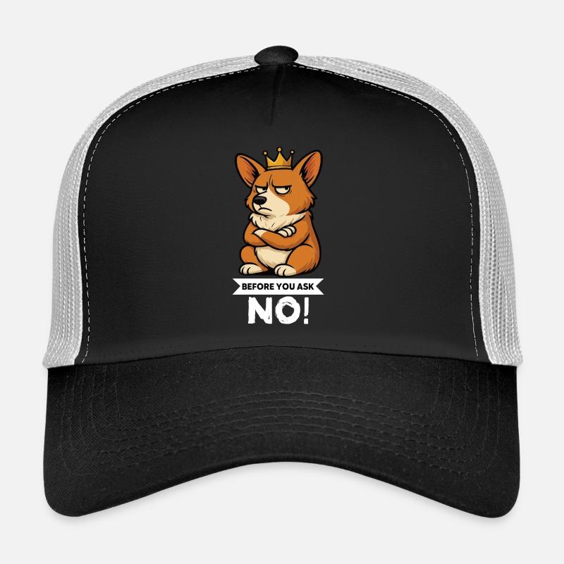 Avant de demander Corgi Corgi Corgi Welsh Corgi Corgi Casquette trucker 