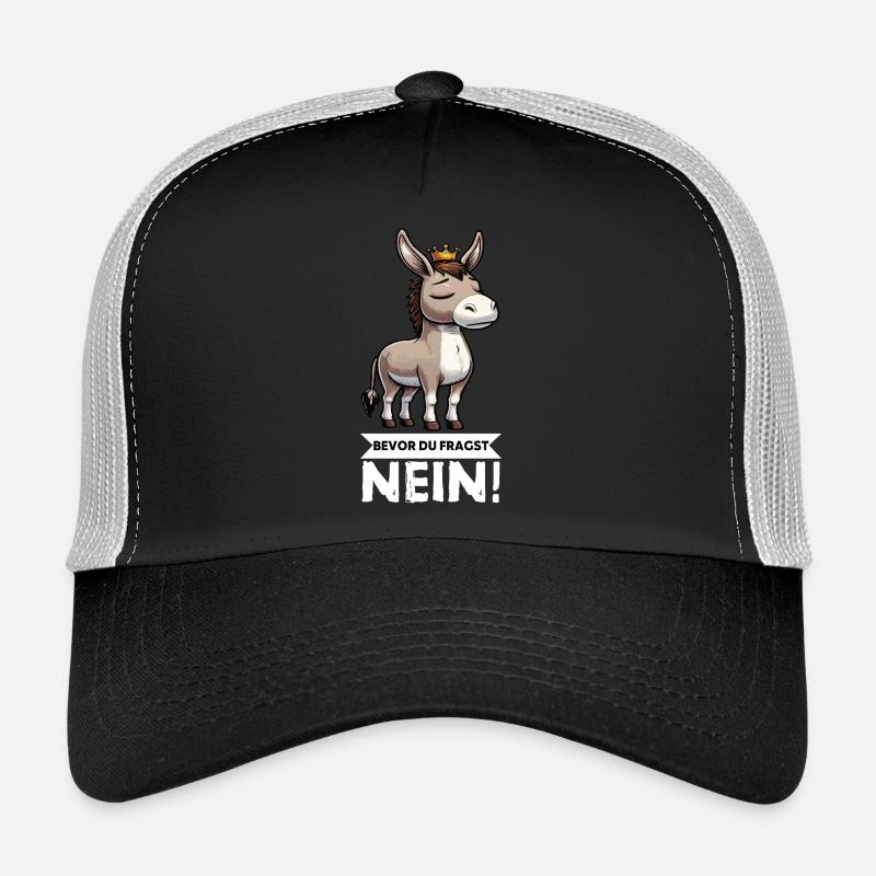 Before you ask No Donkey Donkey Donkey Donkey Holder Trucker Cap