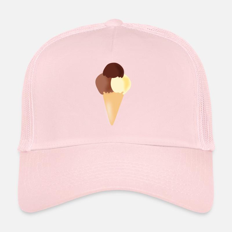 crème glacée restaurant crème glacée sundae32 Casquette trucker 