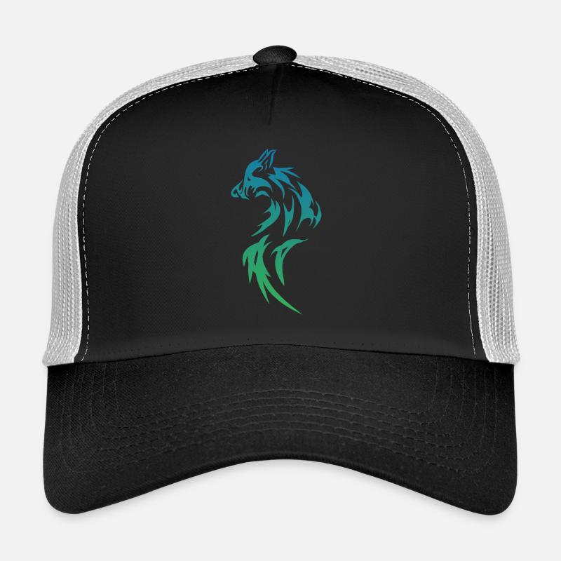 Wolf - Trucker Cap - black/stone grey