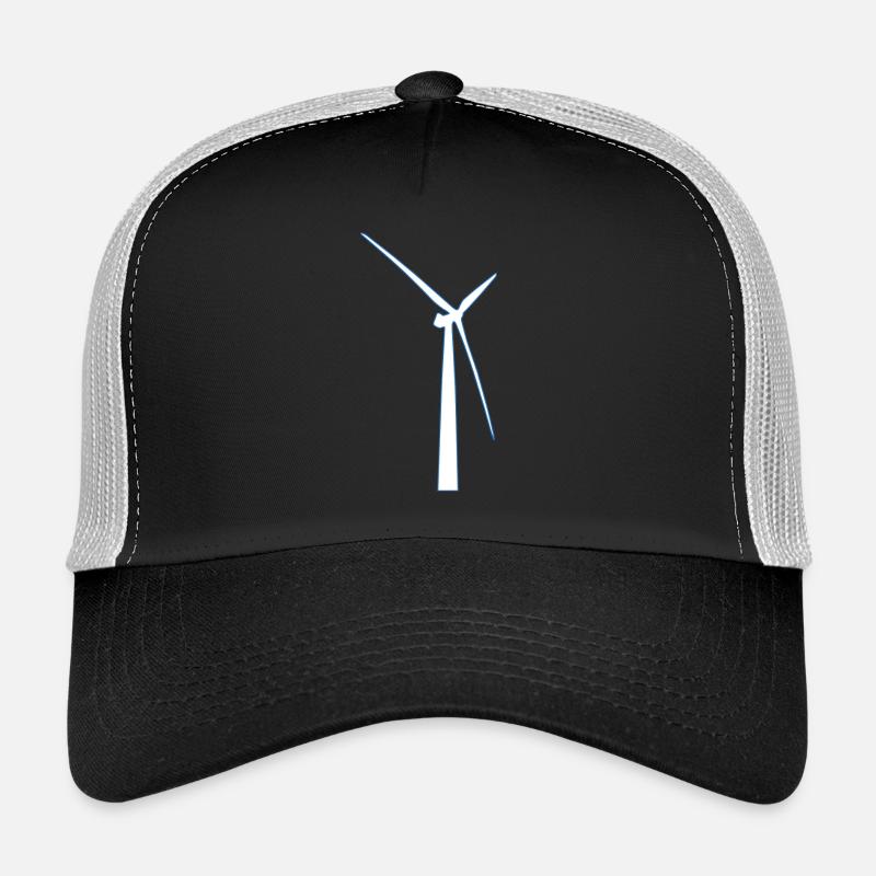 windmill windmill wind turbine windrad9 Trucker Cap