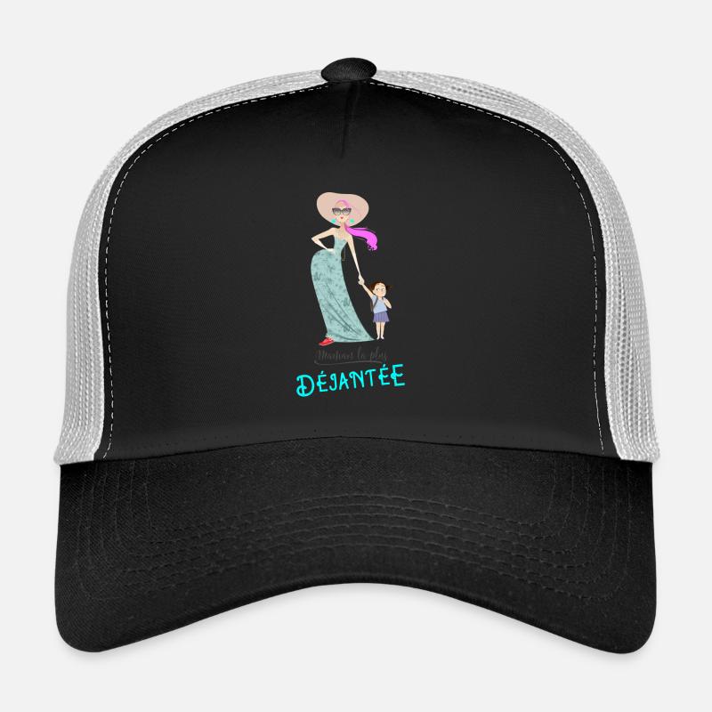 Most crazy mom - Trucker Cap - black/stone grey
