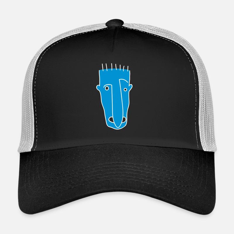 dufus - Casquette trucker  - noir/gris pierre